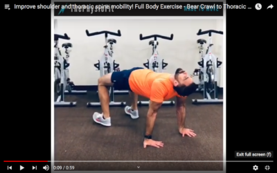 Bear Crawl To Thoracic Bridge