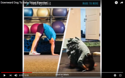 Downward Dog To Baby Squat – Resolve Back Pain, Hip Pain, Knee Pain, Shoulder Pain